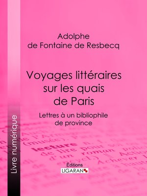 cover image of Voyages littéraires sur les quais de Paris